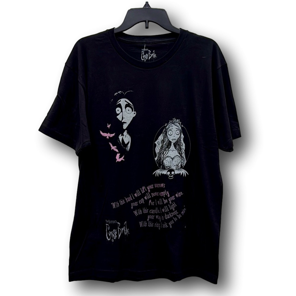 Tim Burton's The Corpse Bride Graphic T-Shirt - Size Large - NWT